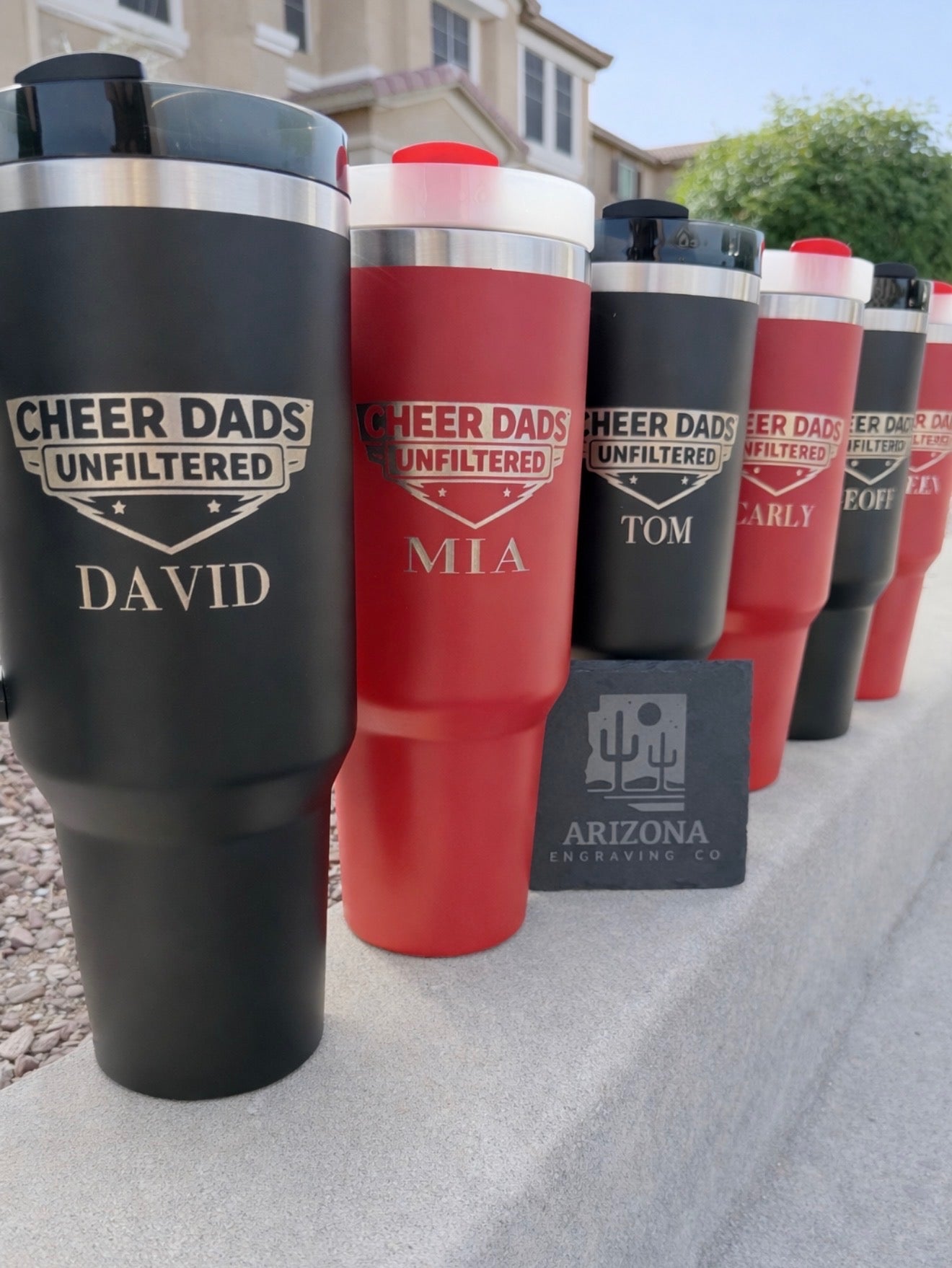 Cheer Dads Custom Tumbler (40oz)