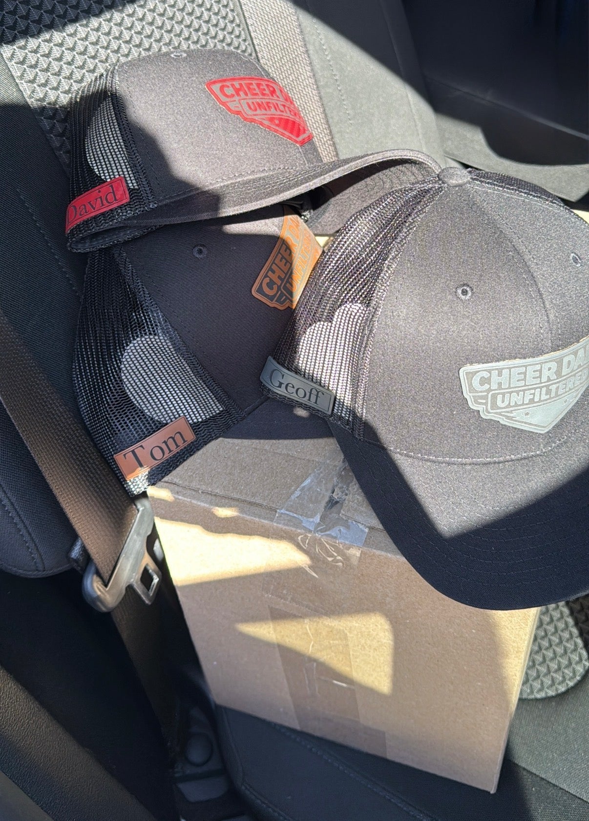 Cheer Dads Unfiltered Trucker Hat